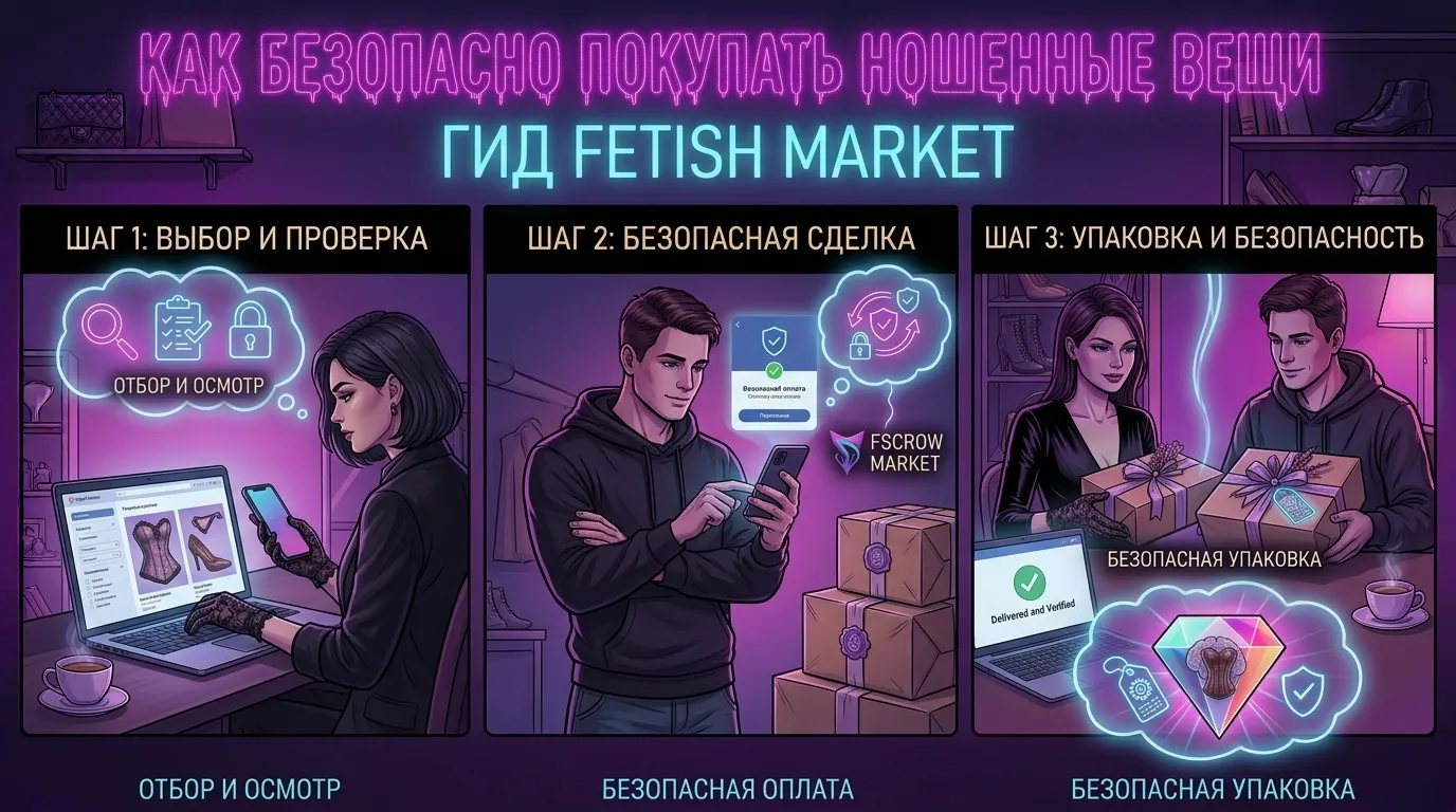 Как безопасно покупать ношенные вещи: Гид Fetish Market