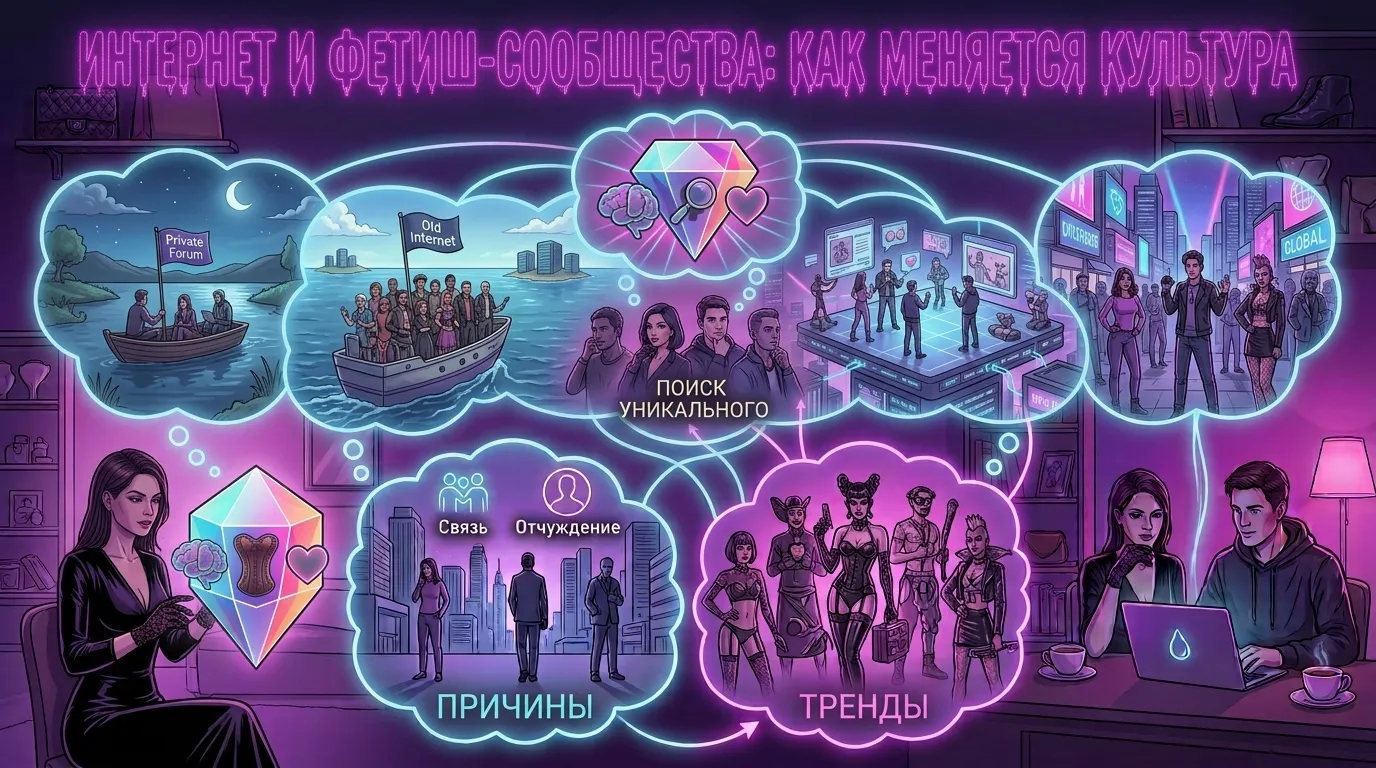 Интернет и фетиш-сообщества: как меняется культура