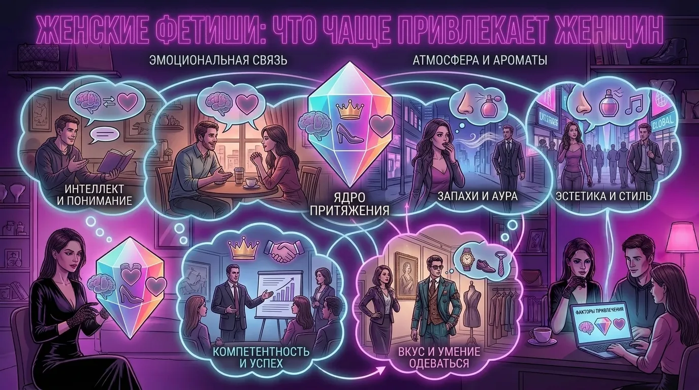 Женские фетиши: что чаще привлекает женщин