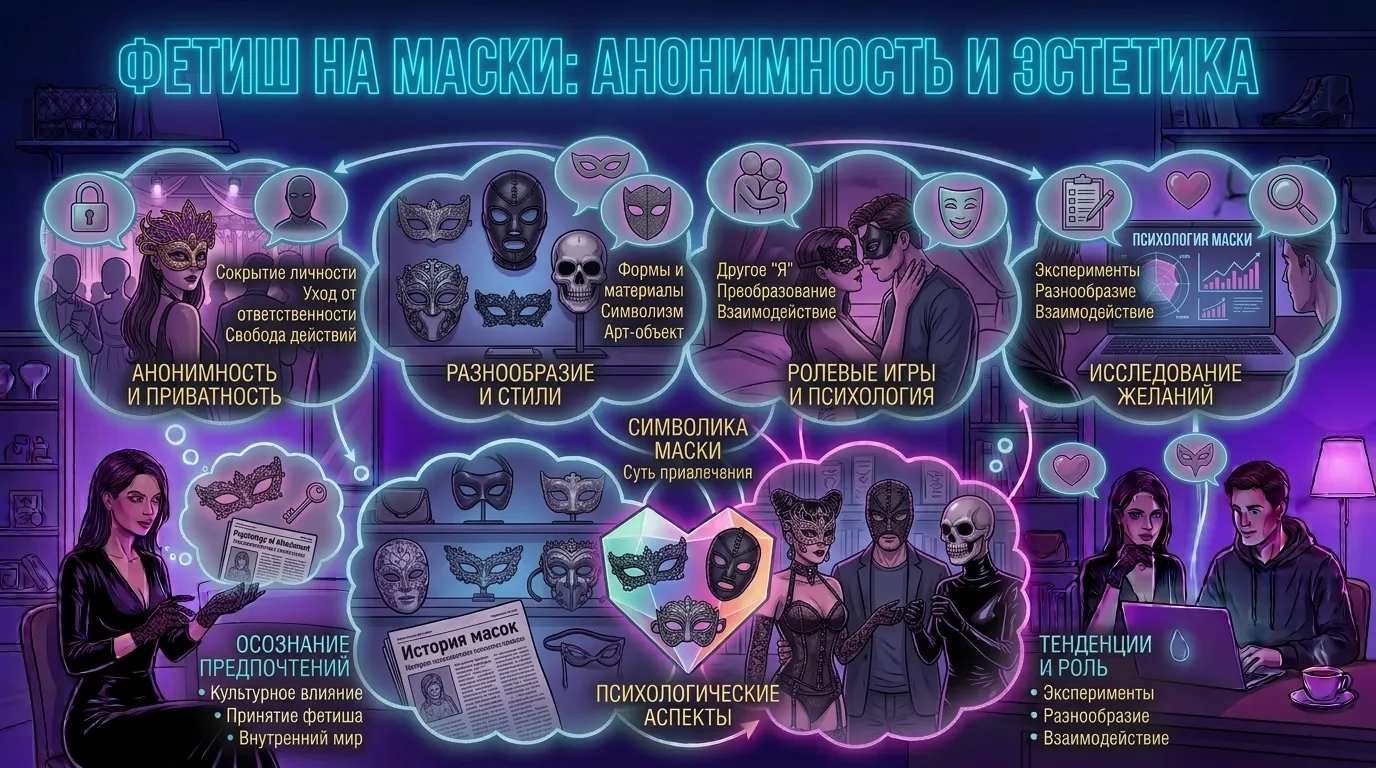 Фетиш на маски: анонимность и эстетика