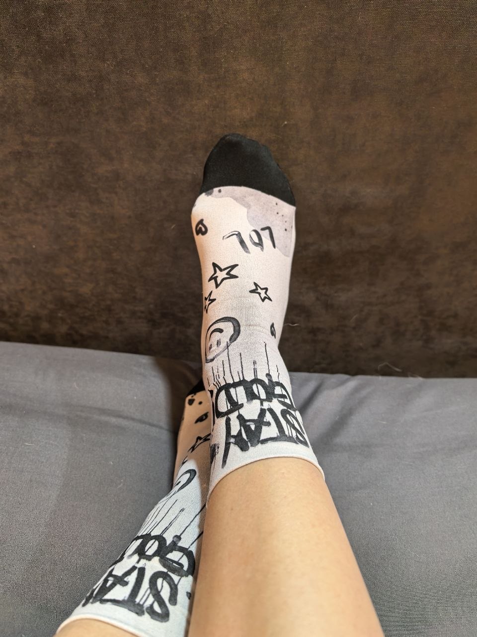 Носки с принтом от CleoFlare